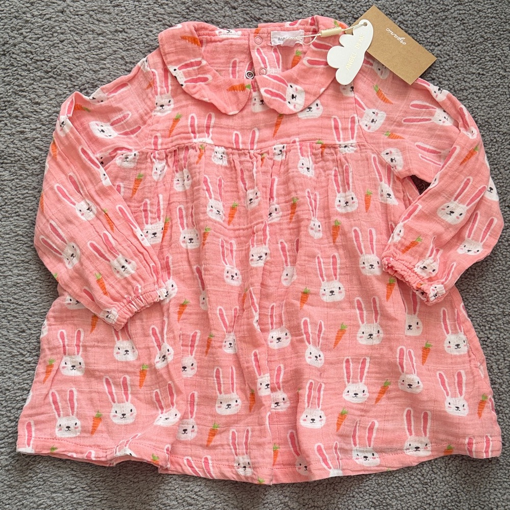 Pink Bunny Angel Dear Dress